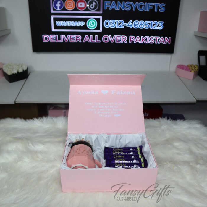 Luxury Box with Mug And DairyMilk Chocolates