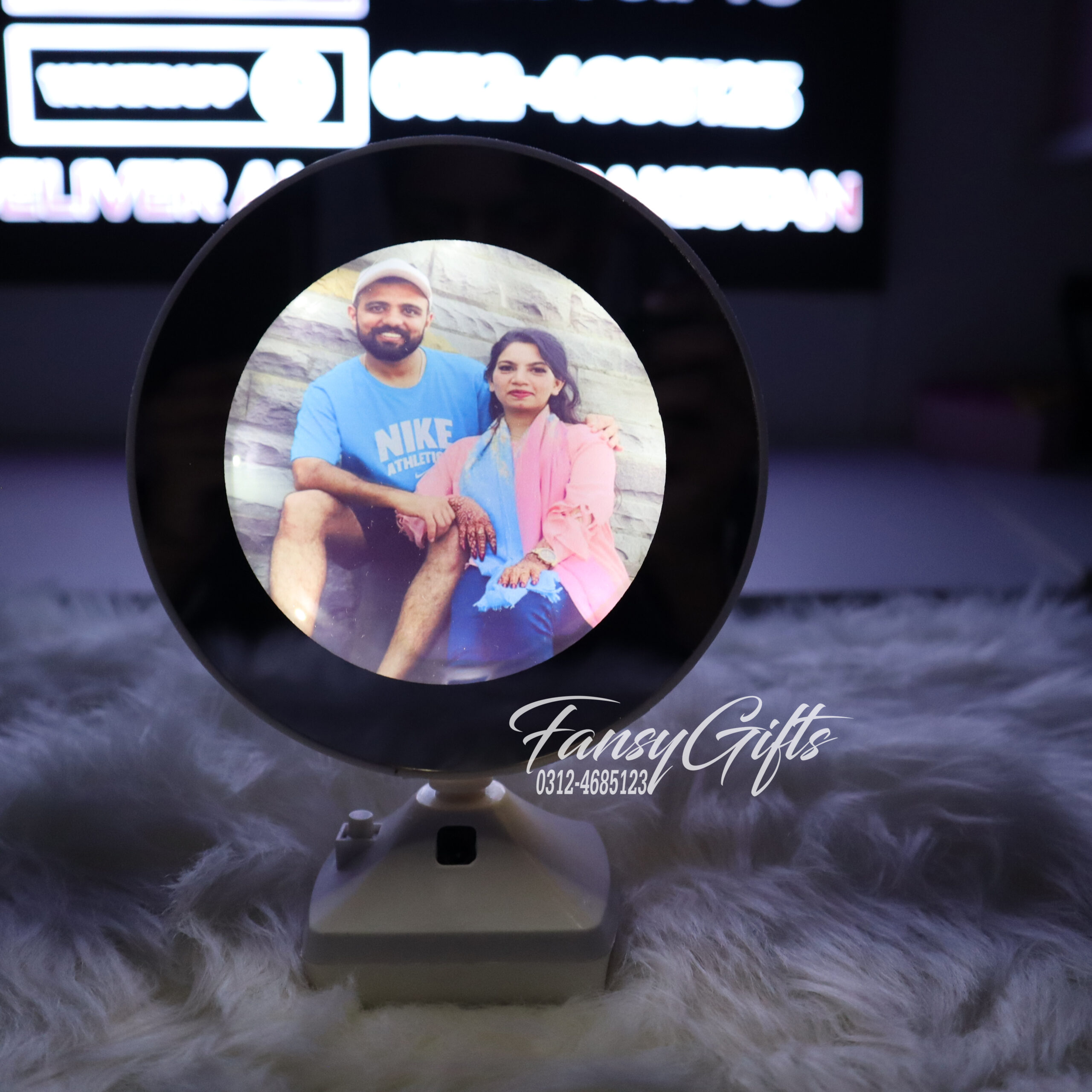 Customize Picture Led Frame With Luxury Box